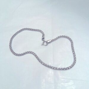 Silver Ankle Bracelet